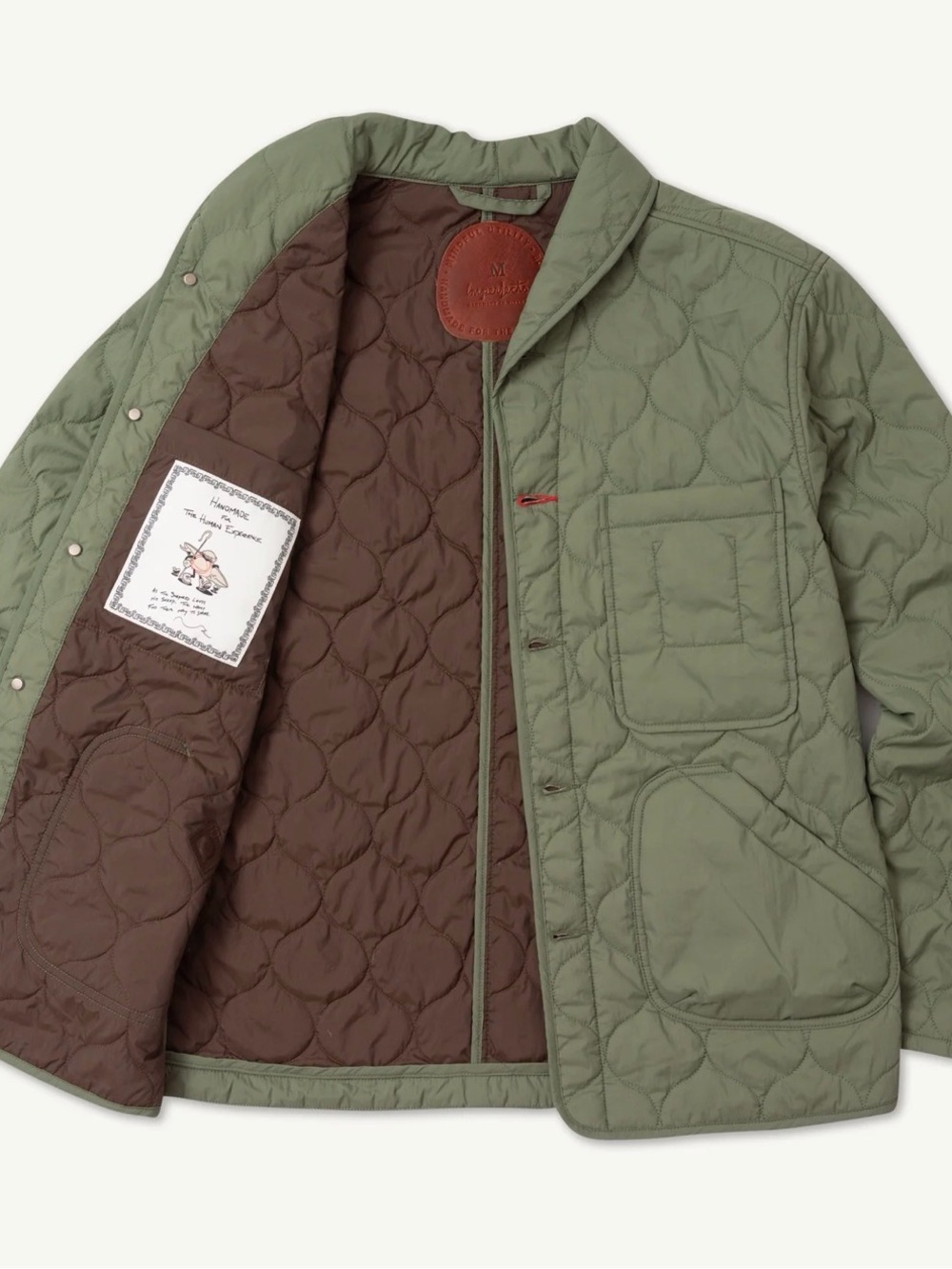 Shepherds Shirt in Quilted Nylon - Picture 3 of 5